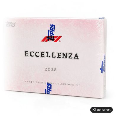 Topps F1 Eccellenza 2025 Hobby Box – Formula 1 Sammelkarten, 7 Karten