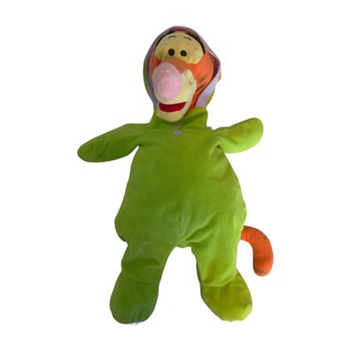Disney Tigger Plüschfigur 60cm grünes Kostüm Kapuze Dickie Vintage Kuscheltier