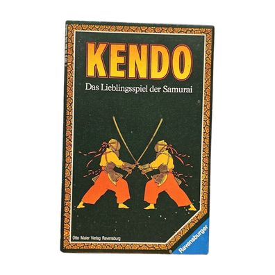 Kendo Ravensburger 1989 Lieblingsspiel Samurai Strategiespiel Vintage