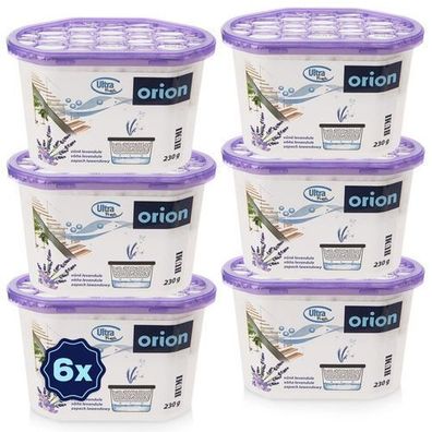 Lavendel-Feuchtigkeitsabsorber ULTRA FRESH 230 g 6 Stück