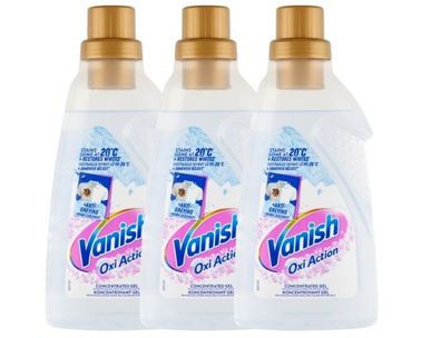 Vanish Oxi Action Fleckenentferner und Bleichgel Konzentrat 3x750ml