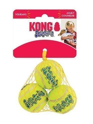 KONG SqueakAir Ball (3er-Pack) S Tennisbälle
