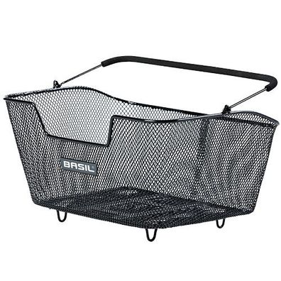 Gepäckträgerkorb BASE M Basil, schwarz, Multi System NX