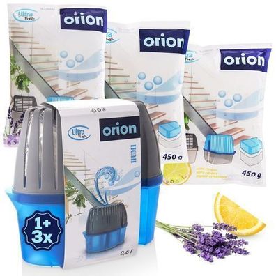 Feuchtigkeitsabsorber mit ULTRA FRESH Einsatz 450 g 4 Stück