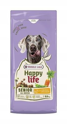 Trockenfutter für Hunde Versele Laga Happy Life Senior Huhn 12,5 kg