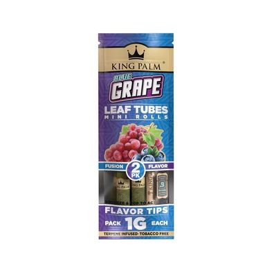 King Palm Mini Rolls BLUE GRAPE à 2 Rolls