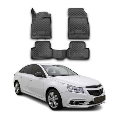 2009-2015 Chevrolet Cruze Fußmatten TPE Schwarz 4 tlg