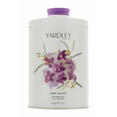 Yardley April Violets Parfumierter Körperpuder 200g