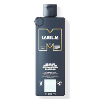 Label.M Bio-Zitronengras-Feuchtigkeitsshampoo 1000 ml