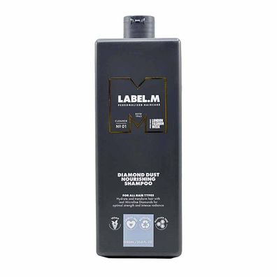 Label.m Diamantstaub Pflegendes Shampoo 1000 ml