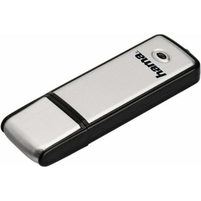 hama USB-Stick Fancy silber, schwarz 32 GB