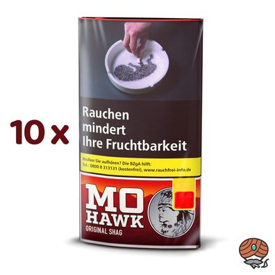 Mohawk Original Shag Drehtabak Pouch 10x 30g