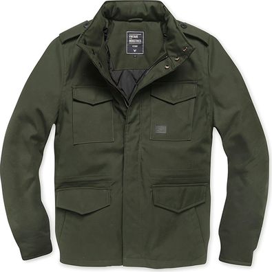 Vintage Industries Übergangsjacke Brent Parka Dark Olive