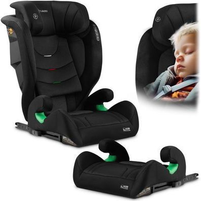 Nukido Louis Soft-Autositz Schwarz 15-36 kg ISOFIX