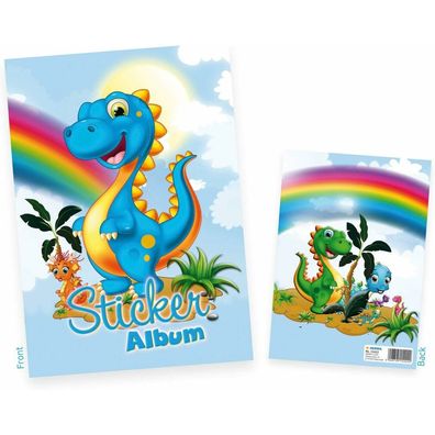 HERMA Sticker Sammelalbum für Kids, A5, "Dinos" (16 Seiten, blanko) HERMA 15422