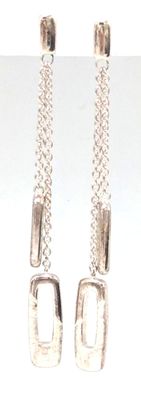 FOSSIL Ohränger 0,925 Sterlingsilber funkelde Zirkone