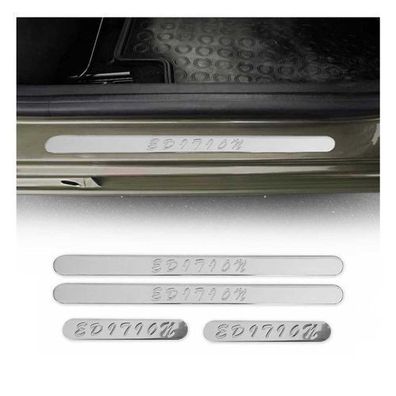 Einstiegsleisten Türschweller Edition für Skoda Superb 2001-2025 Edelstahl 4x