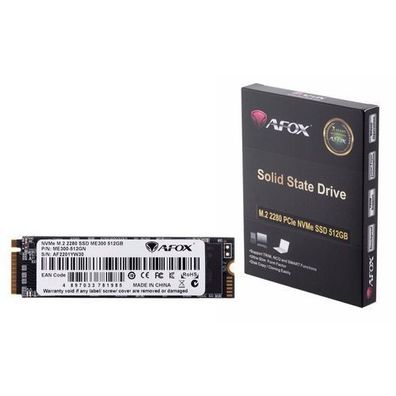 AFOX SSD M.2 PCI-EX4 512 GB TLC 1,7 GB/s NVMe