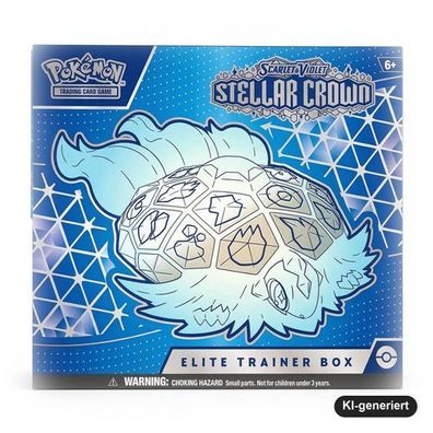 Pokémon TCG Karmesin & Purpur Stellar Crown Elite Trainer Box (Englisch)
