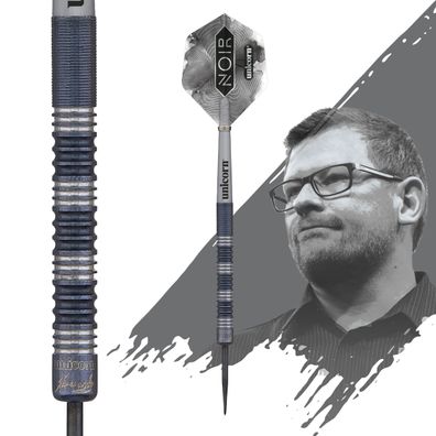 Unicorn NOIR James Wade Steel Dart Presentation Box / 1 Satz / 21 Gr