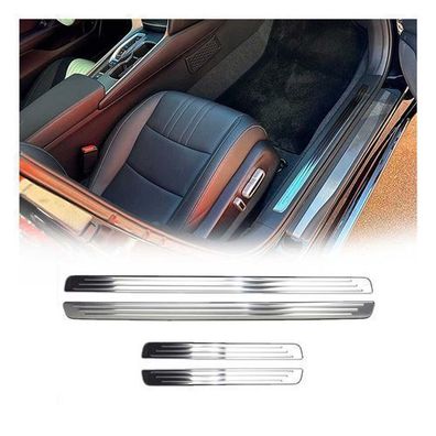 Einstiegsleisten Türschweller für Seat Leon 2012-2025 Edelstahl Chrom 4tlg