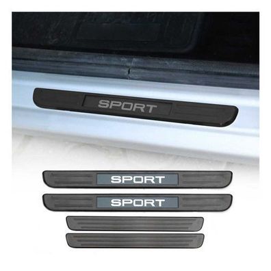 Einstiegsleisten Türschweller für Citroen C3 2002-2009 Chrom Gebürstet Dunkel 4x