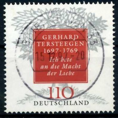 BRD 1997 Nr 1961 zentrisch gestempelt X6B15D2