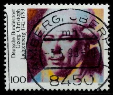 BRD 1992 Nr 1616 zentrisch gestempelt X82E53E