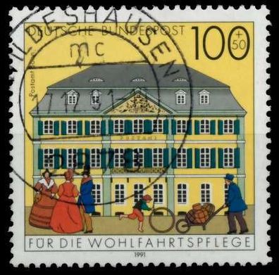BRD 1991 Nr 1567 zentrisch gestempelt X847CE6