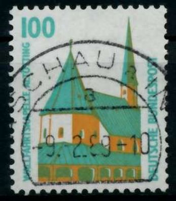 BRD DS Sehensw Nr 1406Au zentrisch gestempelt X86D936