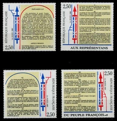 Frankreich 1989 Nr 2735-2738 postfrisch X88CE12