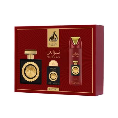 Lattafa Pride Nebras EDP 100 ml+ EDP 20 ml+ DEO VAPO 200 ml ( nisex)