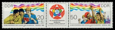 DDR Zusammendruck Nr WZd640 postfrisch 3ER STR X97DBEE