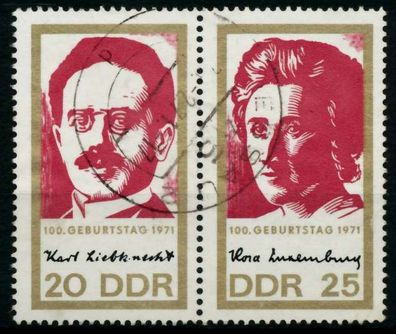 DDR Zusammendruck Nr WZd244 gestempelt WAAGR PAAR X97DDFE