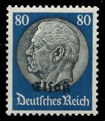 BES. 2WK ELSASS Nr 15 postfrisch X88A0D6
