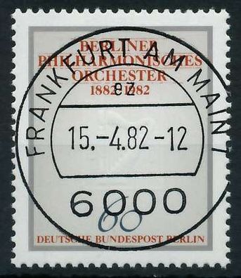 BERLIN 1982 Nr 666 zentrisch gestempelt X91D476