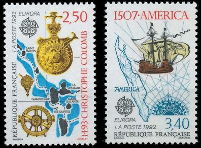 Frankreich 1992 Nr 2899-2900 postfrisch S20711A