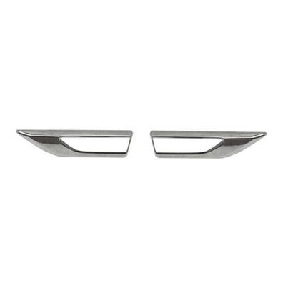 Blinkerrahmen Signalblende Blinker Umrandung für VW Caddy 2015-2020 Chrom ABS 2x