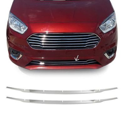 Kühlergrill Leisten Grillleisten für Ford Tourneo Connect 2018-2021 Chrom 2x