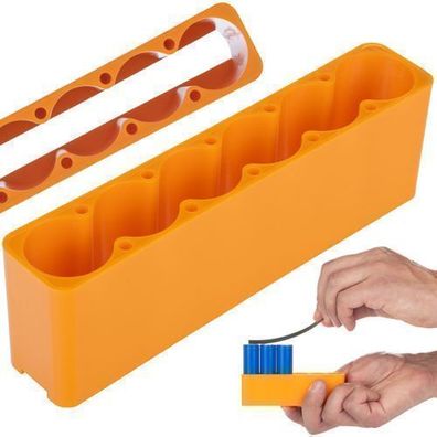 Rosfix Schweissform für Akkuzellen – 6 Zellen | 11×2×3,5 cm, 10 mm Spalt