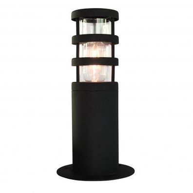 Elstead Lighting Hornbaek Outdoor 1-Light Bodenleuchte Schwarz 31cm IP44