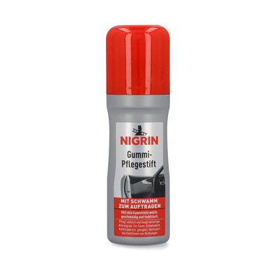 NIGRIN Gummi Pflegestift 75 ml Schutz für Türen Kofferraum & Schiebedach