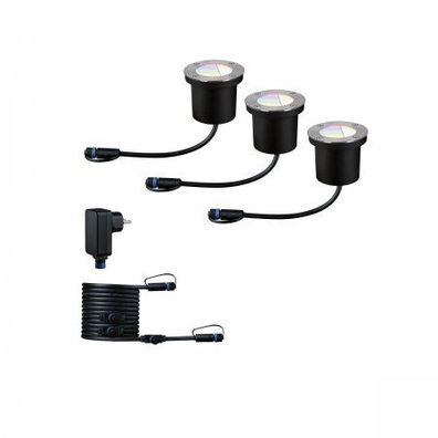 Paulmann No. 94275 Plug & Shine Basisset Bodeneinbauleuchte IP65 RGBW 24V ZigBee