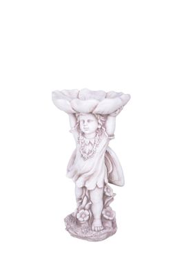 Gartenfigur Rosalie in Stein-Optik aus wetterbeständigem Fiberglas