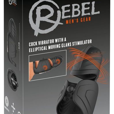 Cock Vibrator with Elliptical Moving Glans Stimulator