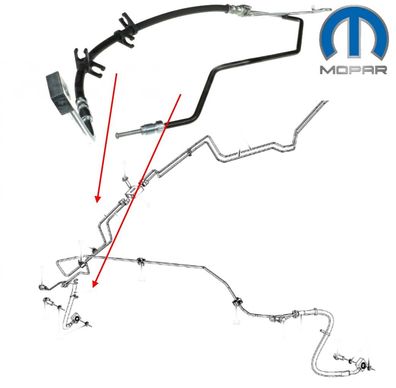 Bremsschlauch+ Rohr hinten links RAM 1500 (Gen.5)