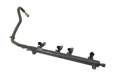 VW Caddy 2K Touran Benzin Kraftstoffverteiler 1T0133986E BSX Gas Erdgas + Düsen