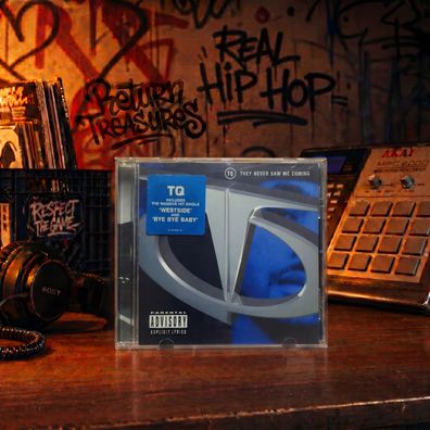 TQ They Never Saw Me Coming CD 1998 Clockwork Epic Westcoast RnB Rap Soul Album