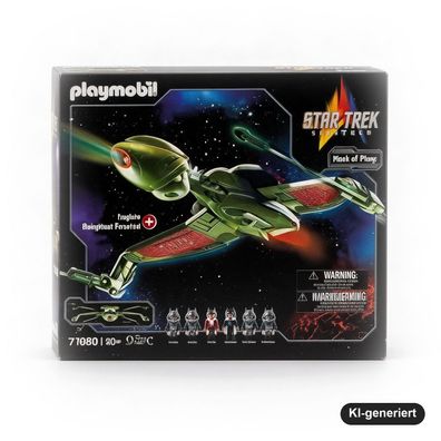 Playmobil Star Trek Klingonenschiff Bird-of-Prey mit Licht- und Soundeffekten, 9