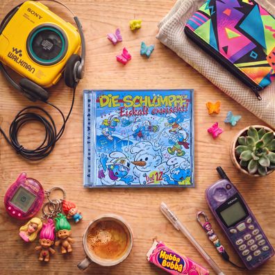 Die Schlümpfe Vol. 12 Eiskalt erwischt CD Album 2000 EMI Kinderlieder Pop Winter